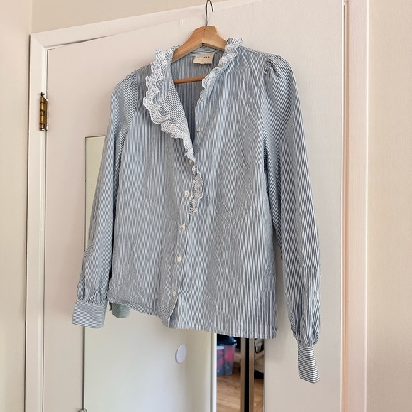 Sezane Chlo shirt, size 38 (US 6) worn once. - Picture 2 of 6